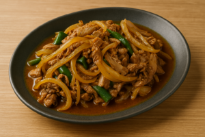 麻辣蔥燒肉