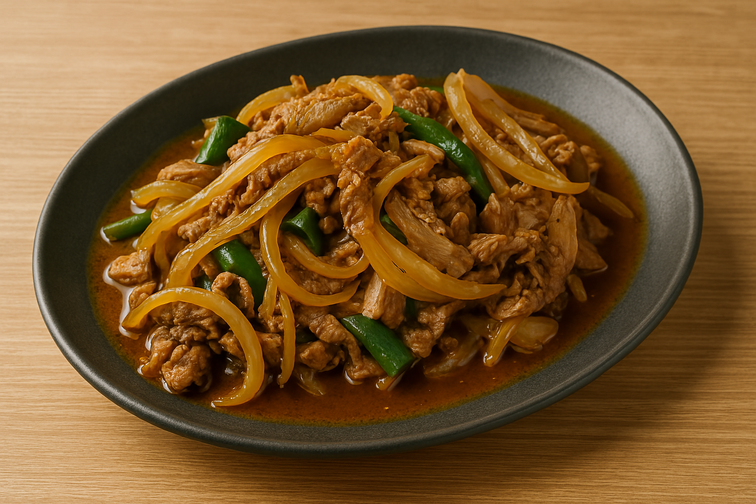麻辣蔥燒肉